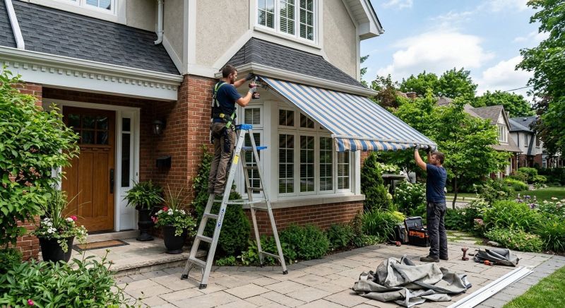 Fabric Awning Replacement in Santa Rosa, CA
