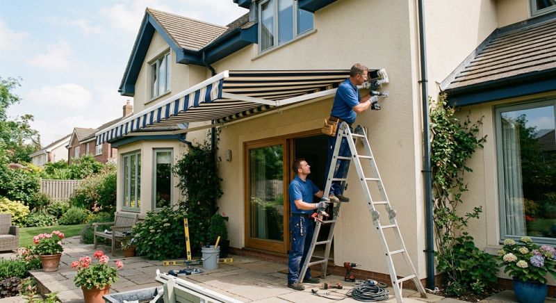 Canvas Awning Installation in Marin County, CA