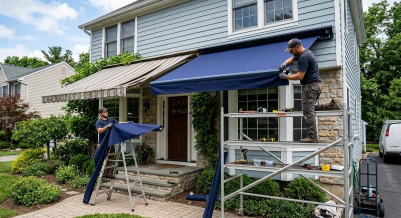 Cloth Awning Replacement in Sonoma County, CA