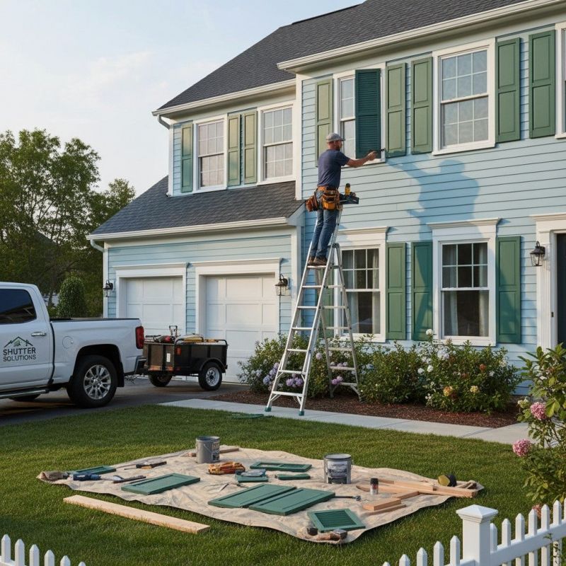 Vinyl Shutter Replacement