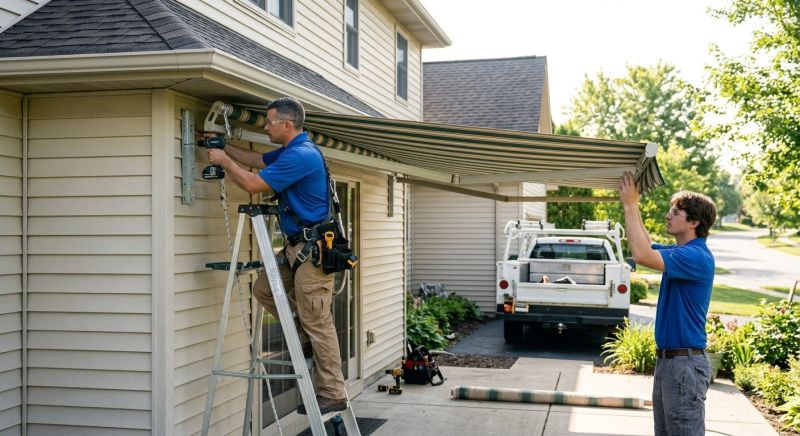Custom Awning Installation in Marin County, CA