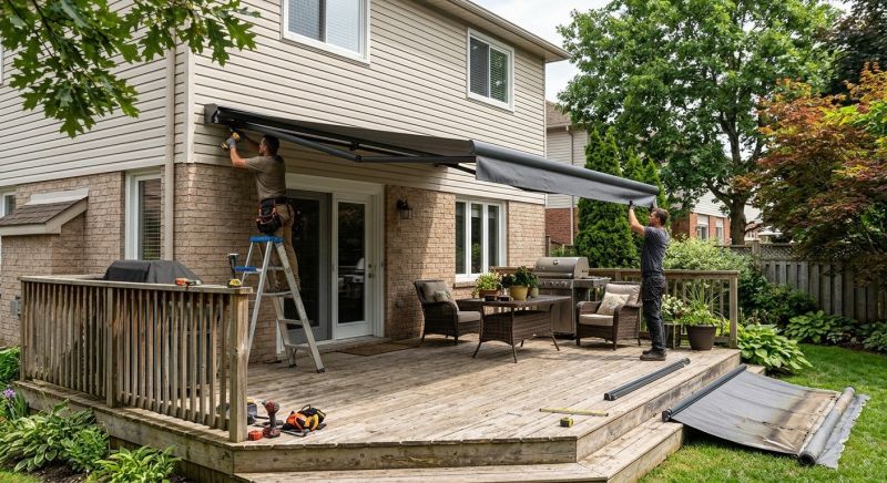 Custom Awning Installation in Sonoma County, CA