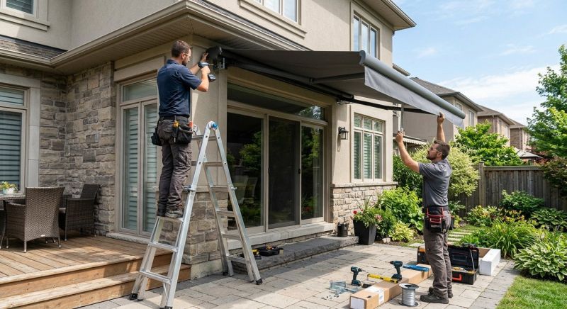 Deck Awning Installation in Napa, CA