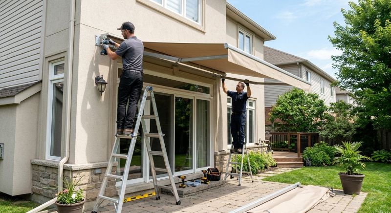 Deck Awning Installation in Santa Rosa, CA