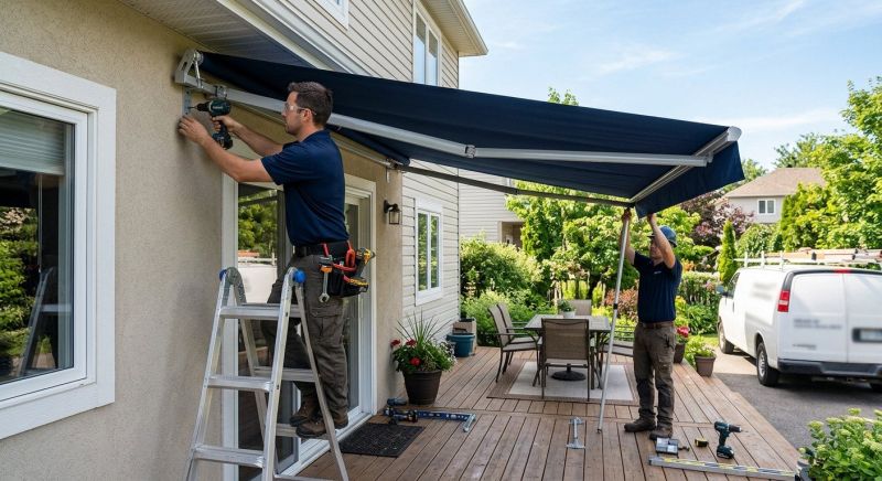 Deck Awning Installation in Marin County, CA