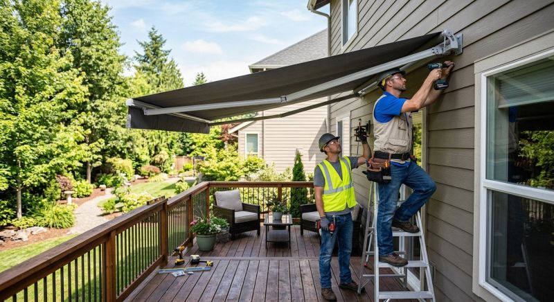 Deck Awning Replacement in Santa Rosa, CA