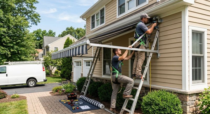Entrance Awning Installation in Napa, CA