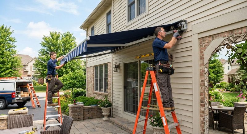 Entrance Awning Installation in Santa Rosa, CA