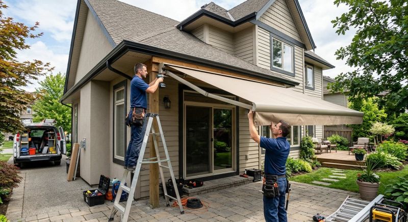 Entrance Awning Installation in Santa Rosa, CA