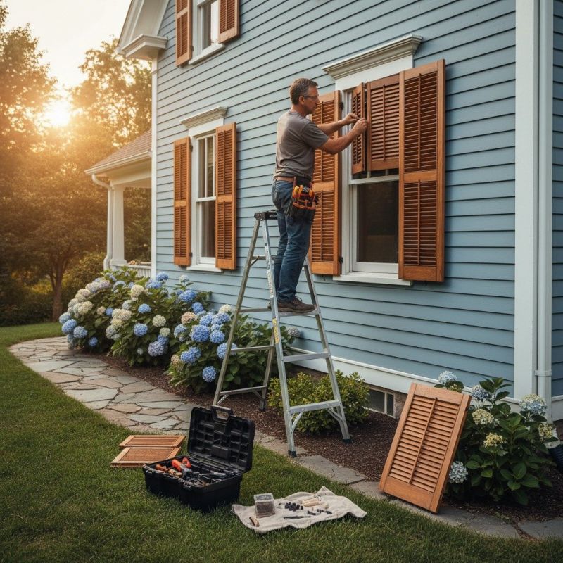 Exterior Shutters Repair in Alpharetta, GA