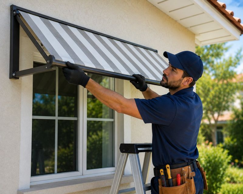 Fabric Awning Installation in Santa Rosa, CA