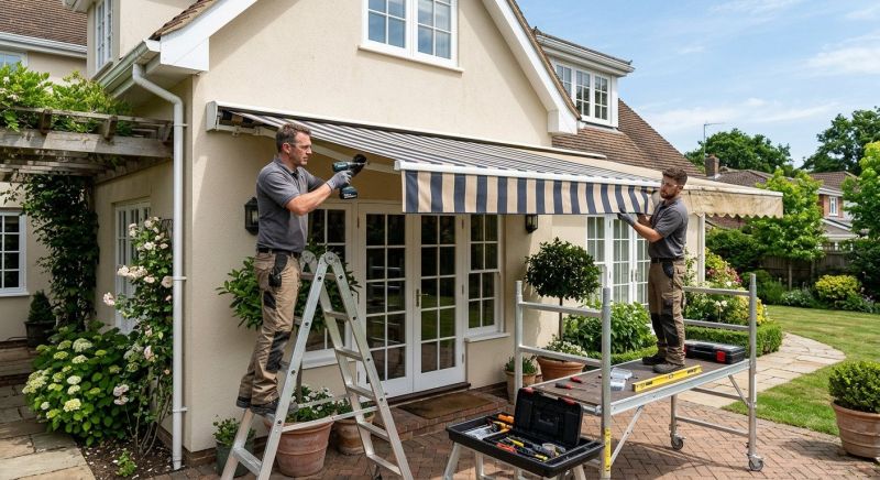 Fabric Awning Replacement in Marin County, CA