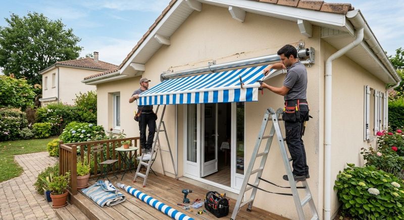 Fabric Awning Replacement in Marin County, CA