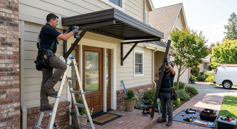 Metal Awning Replacement in Santa Rosa, CA