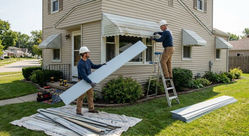 Metal Awning Replacement in Santa Rosa, CA