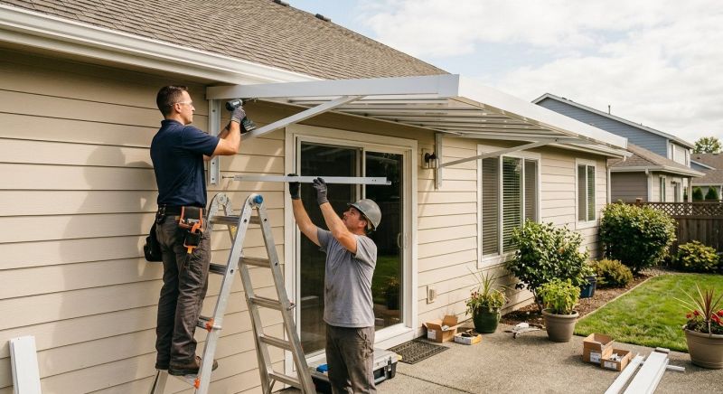 Metal Patio Cover Installation in Sonoma County, CA