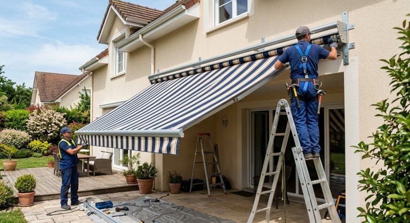 Porch Awning Installation in Napa, CA