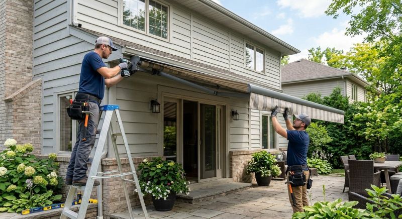 Retractable Awning Installation in Santa Rosa, CA