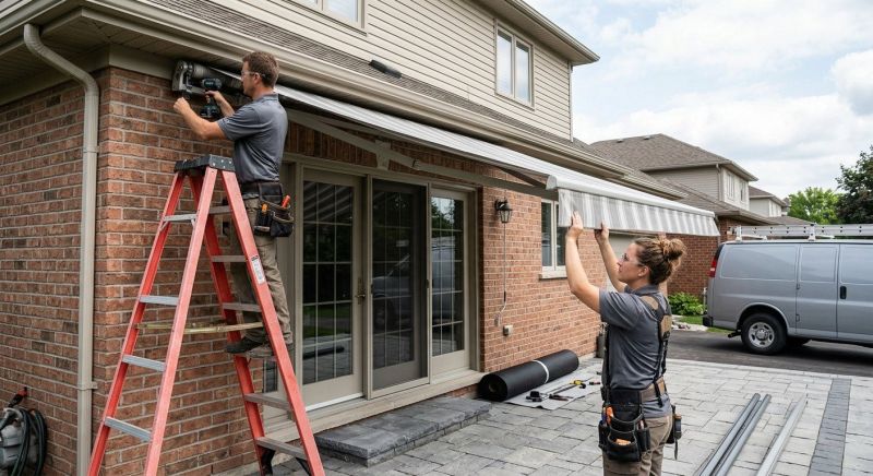 Retractable Awning Replacement in Marin County, CA