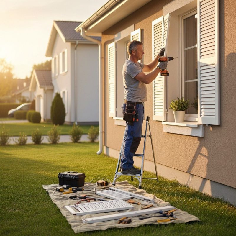 Shutter Reattachment in Littleton, CO