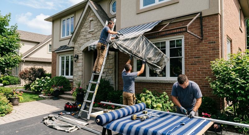 Window Awning Installation in Sonoma County, CA