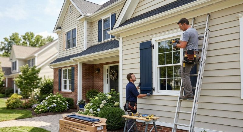 Wood Shutters Installation in Overland Park, KS
